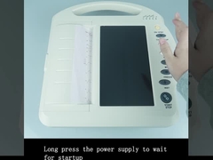 एलसीडी/एलईडी मेडिकल ईसीजी मशीन मल्टीपल लीड्स के साथ यूएसबी/ ब्लूटूथ/ वाईफाई डेटा ट्रांसफर