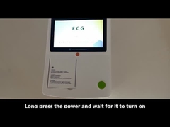 पोर्टेबल और टिकाऊ 3 चैनल 12 लीड्सईसीजी मशीन कुत्तों के लिए बिल्लियों के लिए कुशल हृदय स्क्रीनिंग