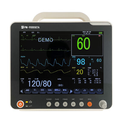 Portable Multi Parameter Patient Monitor with 12.1 Inch Color TFT Display for ICU Monitoring