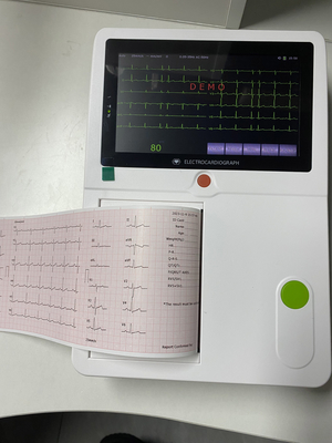 12 लीड 6 चैनल इलेक्ट्रोकार्डियोग्राफ तीन चैनल EKG EKG मशीन