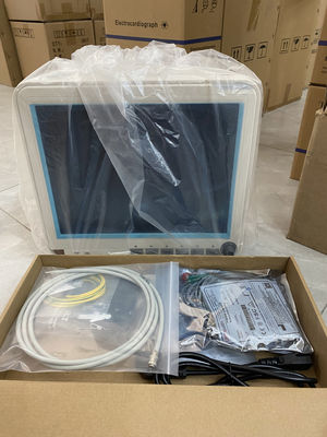 5 पैरामीटर क्लास II मल्टी पैरामीटर पेशेंट मॉनिटर 100-240V पावर सप्लाई के साथ