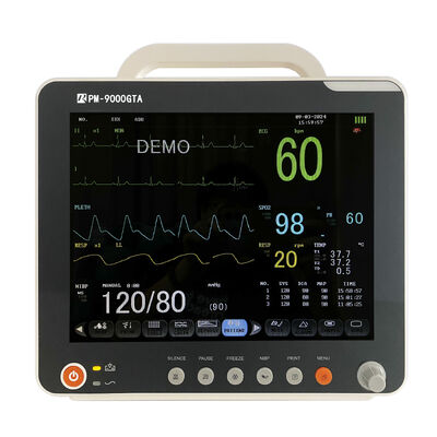 12 Inch Full Screen Medical Vital Signs Monitor 6 Parameter Patient Monitor Optional Printer CMS